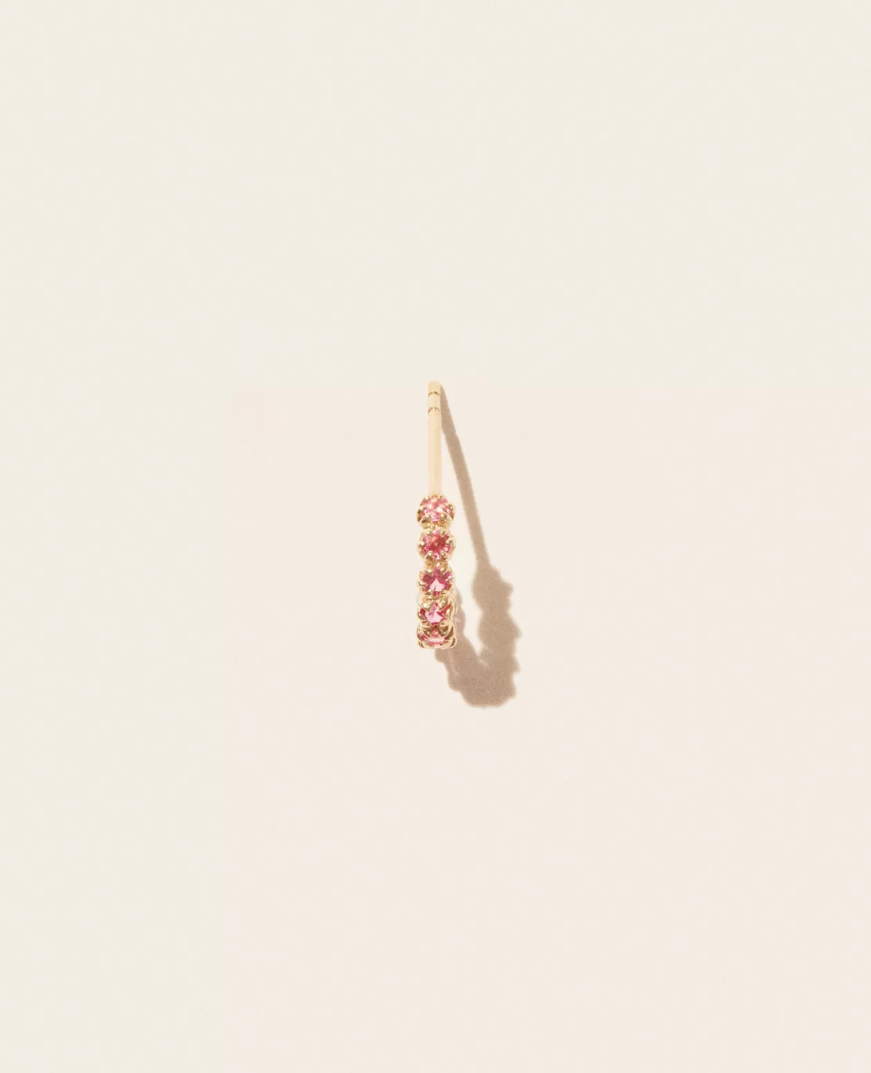 Earrings*Pascale Monvoisin Ava Boucle D'Oreille Saphir Rose