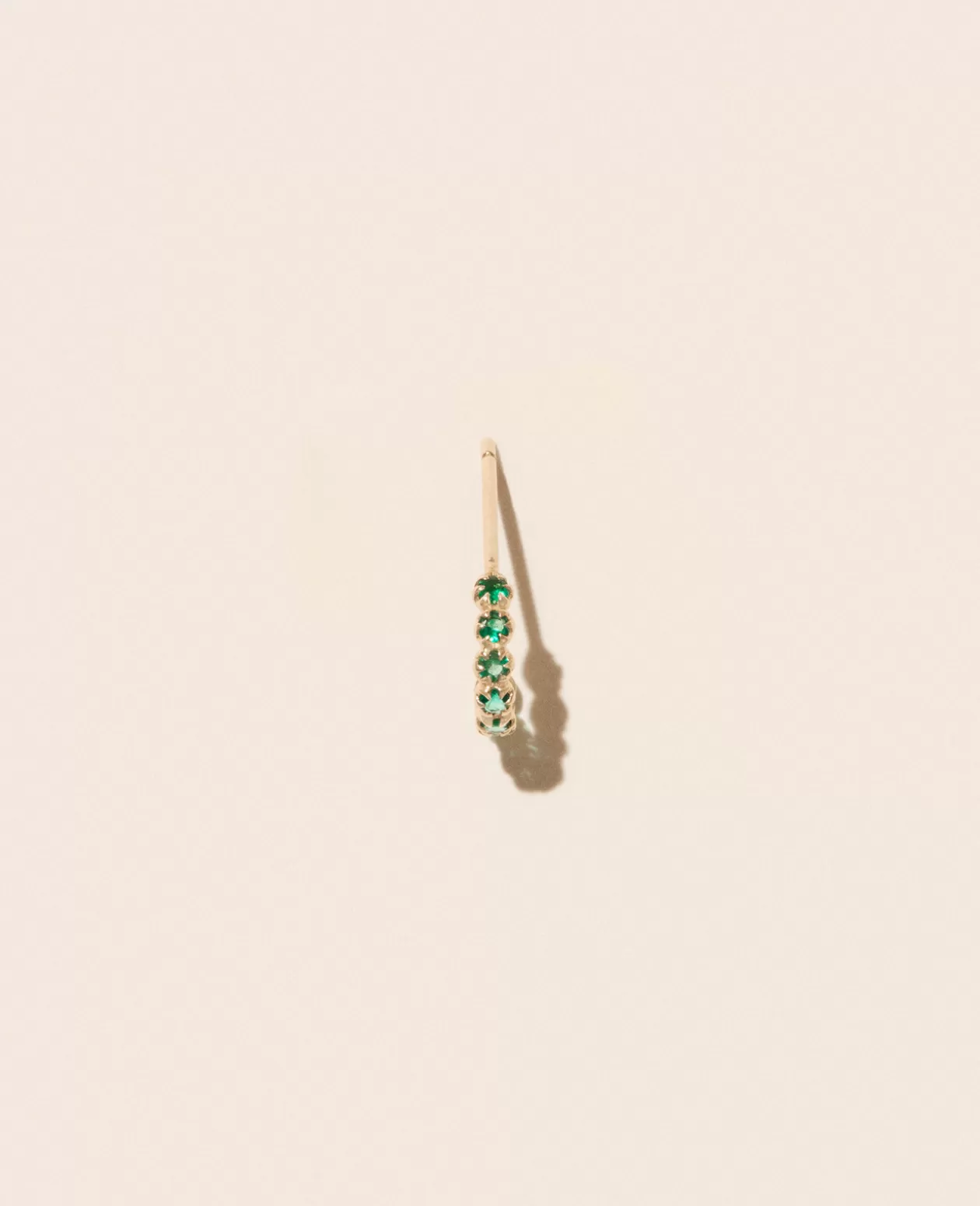 Earrings*Pascale Monvoisin Ava Emerald