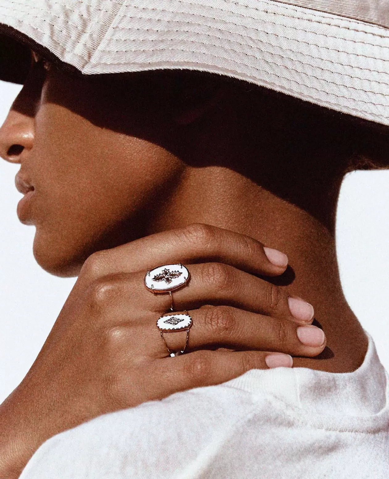 Rings*Pascale Monvoisin Mahe White