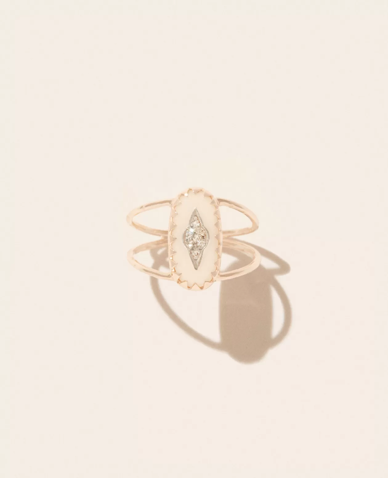 Rings*Pascale Monvoisin Mahe White