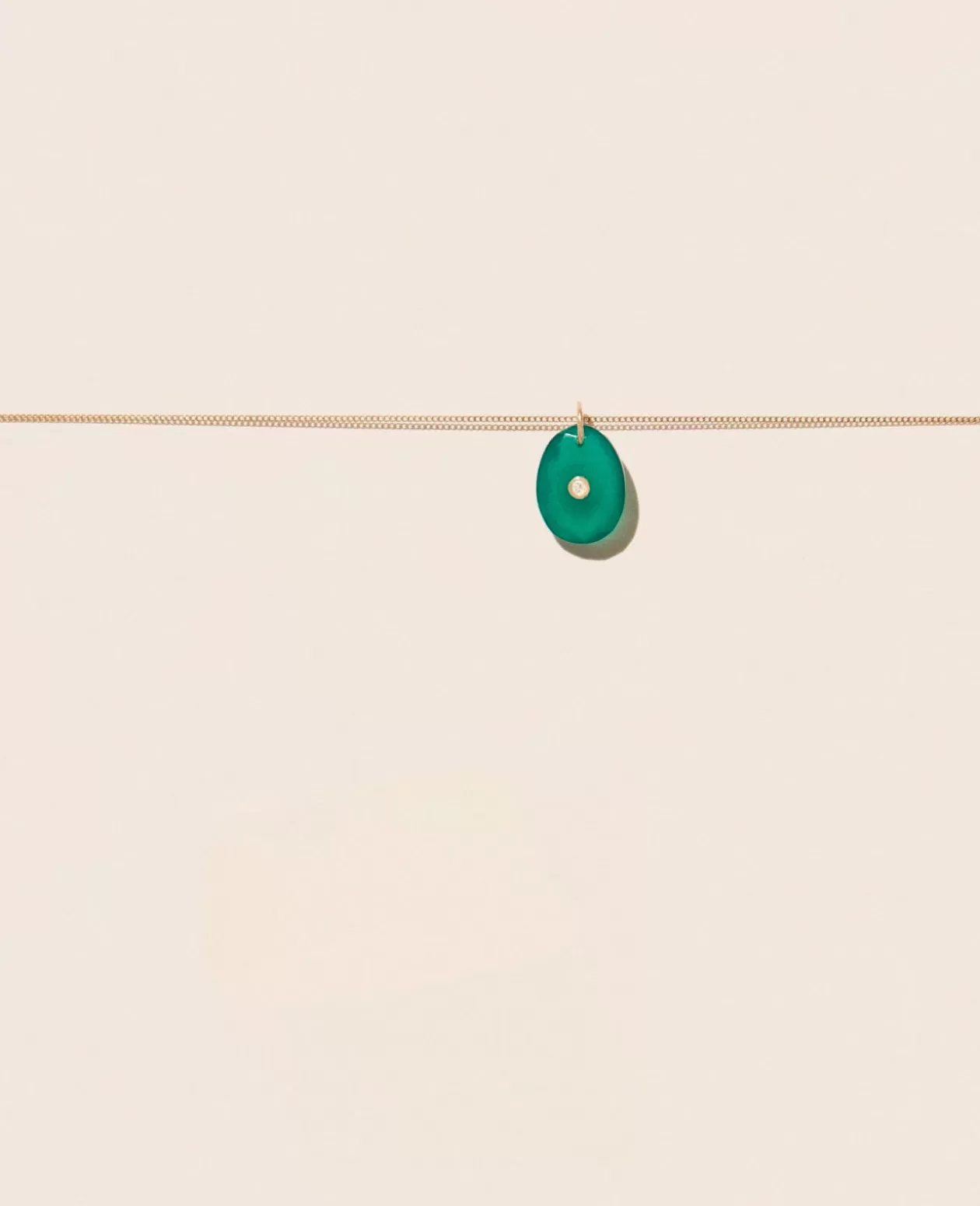 Necklaces*Pascale Monvoisin Orso Green Onyx