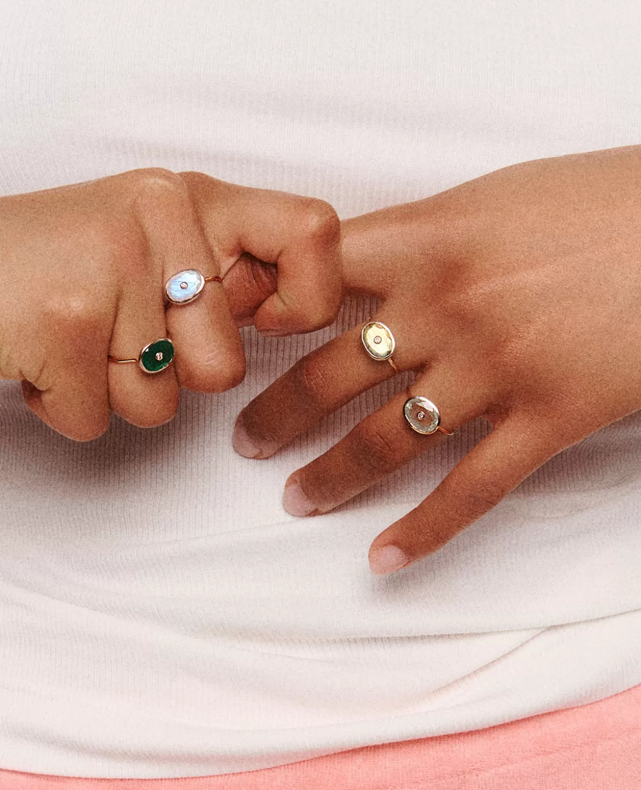 Rings*Pascale Monvoisin Orso Green Onyx