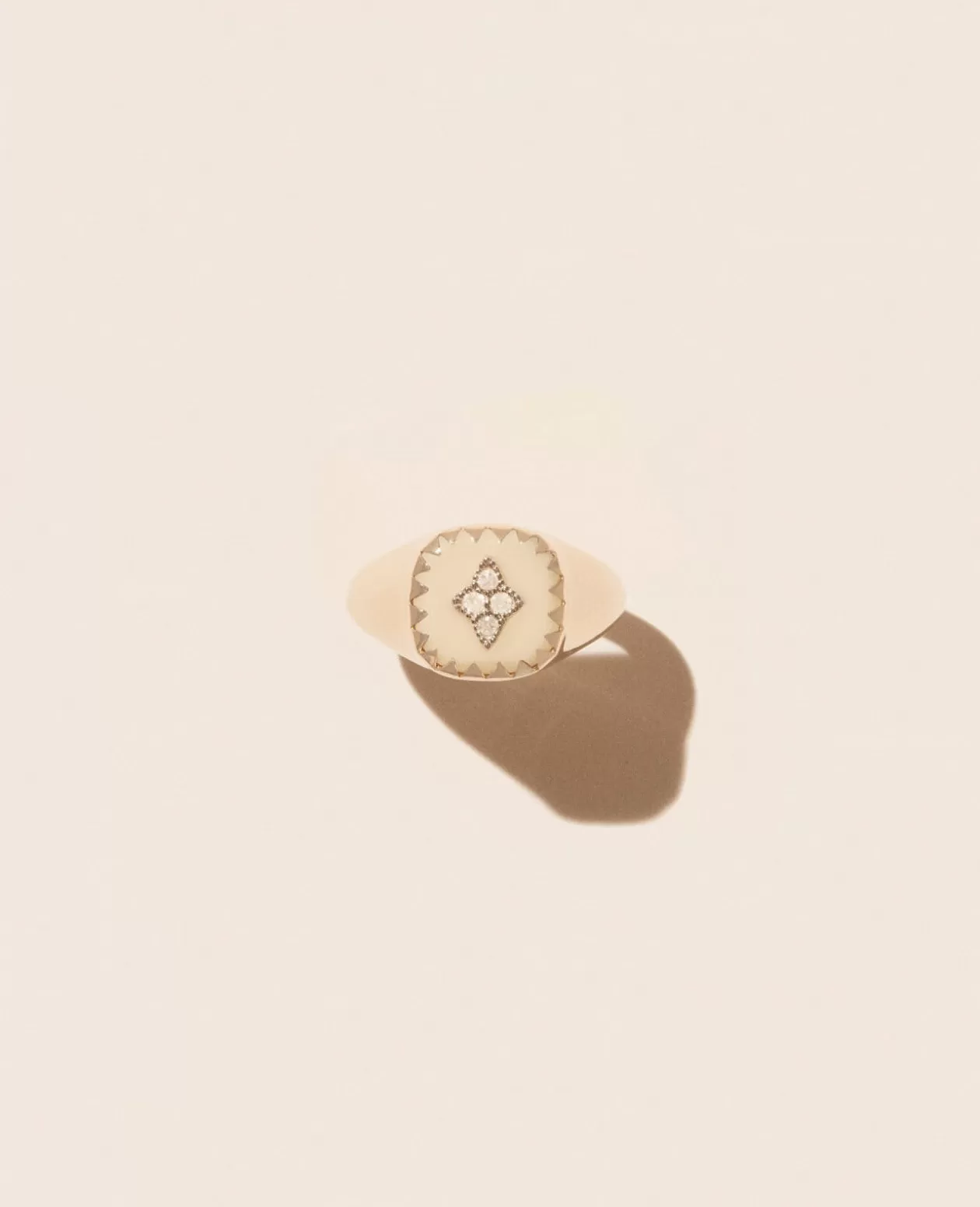 Rings*Pascale Monvoisin Pierrot White