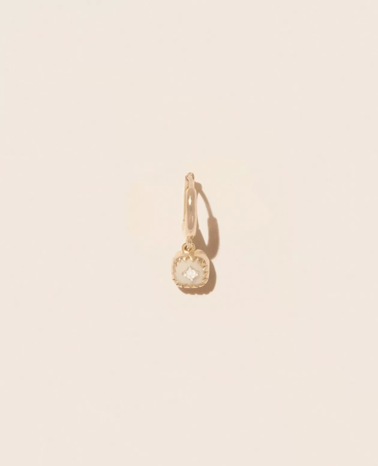 Earrings*Pascale Monvoisin Pierrot White