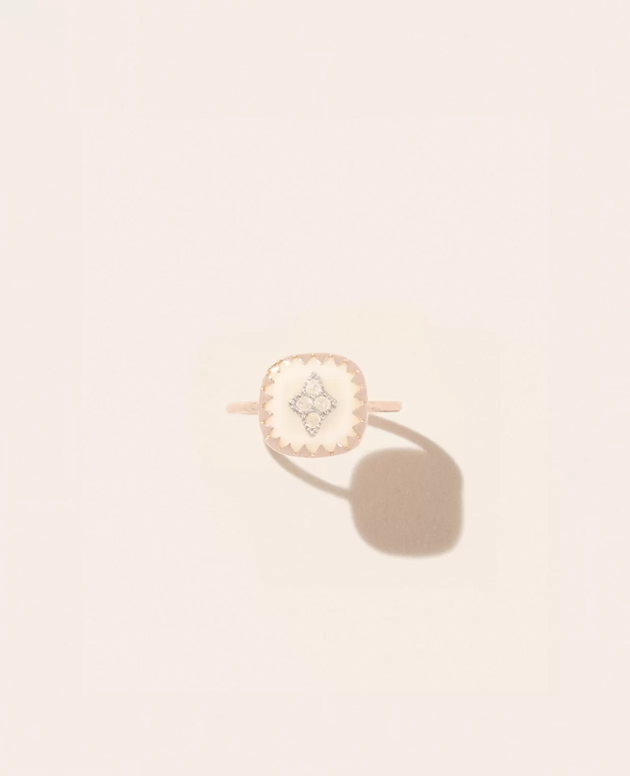 Rings*Pascale Monvoisin Pierrot White