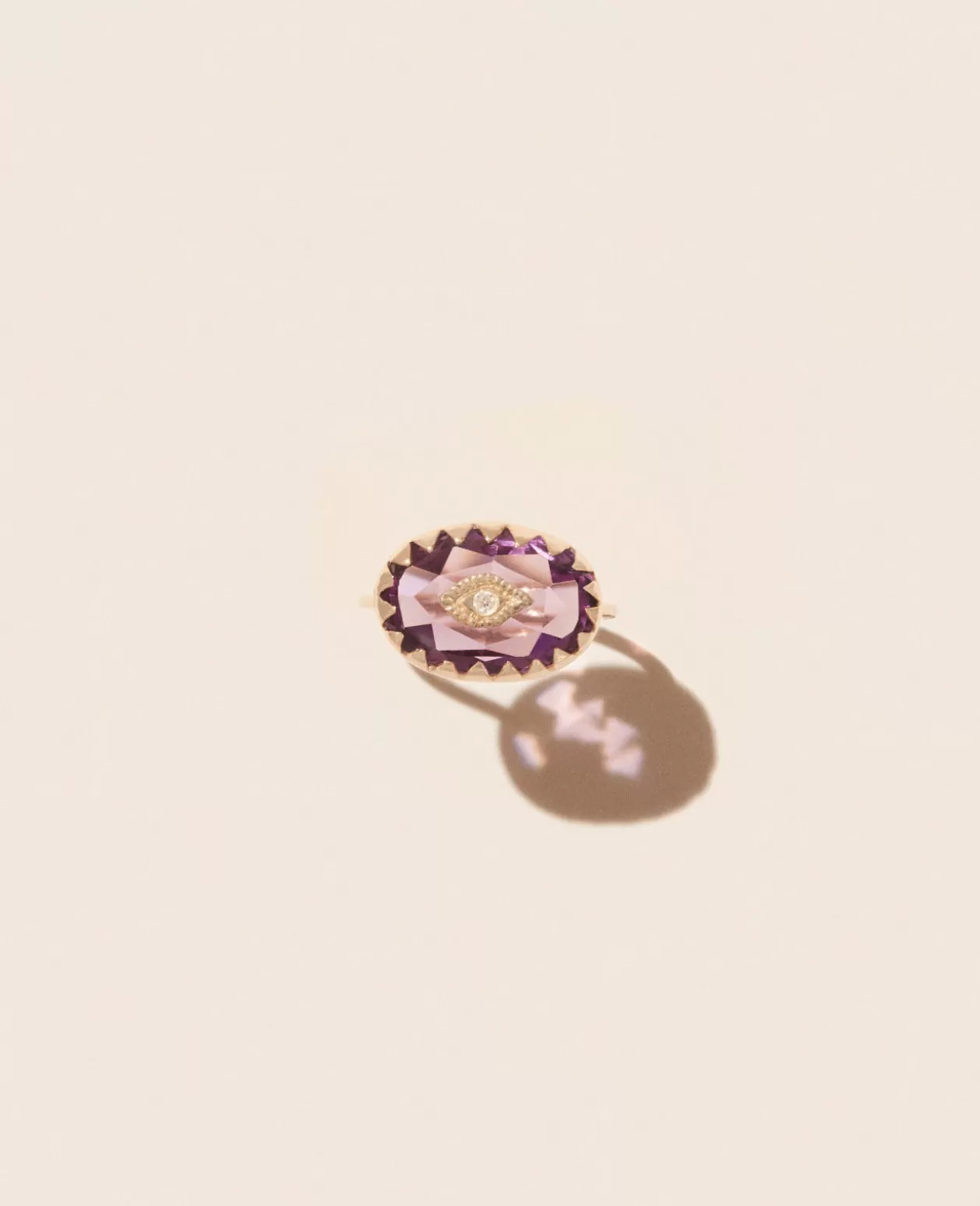 Rings*Pascale Monvoisin Souad Purple Amethyst